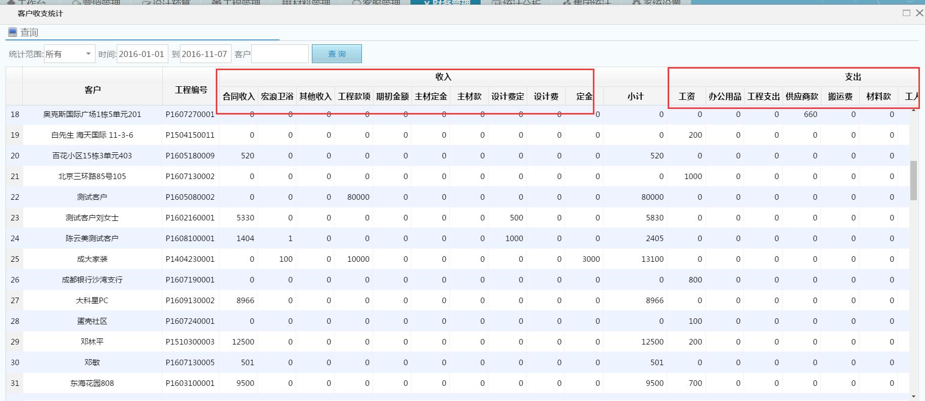 裝飾公司財(cái)務(wù)管理，優(yōu)化客戶收支統(tǒng)計(jì)報(bào)表